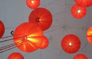 Hanging lanterns