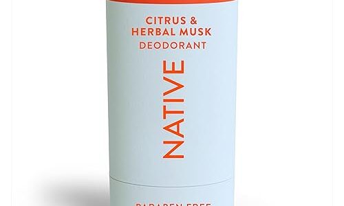 Native Plastic Free Natural Deodorant Aluminum Free Citrus Herb