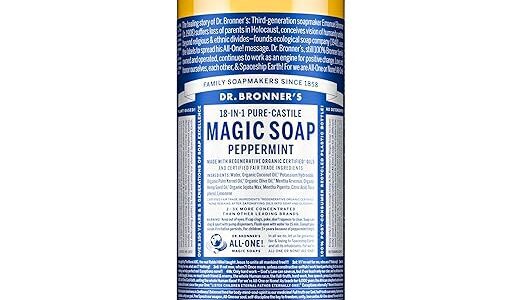 Dr Bronners Pure Castile Liquid Soap Peppermint