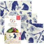 Bee's Wrap beeswax food wrap 3-pack assorted sizes plastic-free reusable