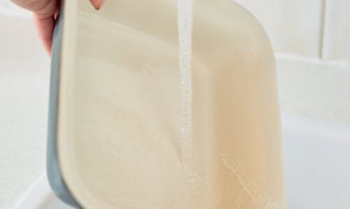 Eco-friendly dish washing with natural soap bar zero waste kitchen