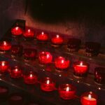 Eco-friendly natural soy candles burning with soft warm light for clean home fragrance