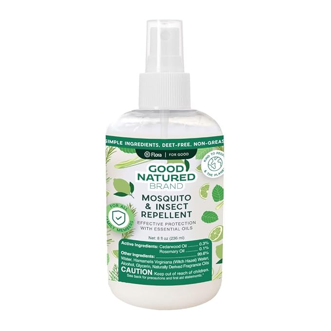Good Natured Brand DEET-Free Mosquito Repellent spray bottle with essential oils