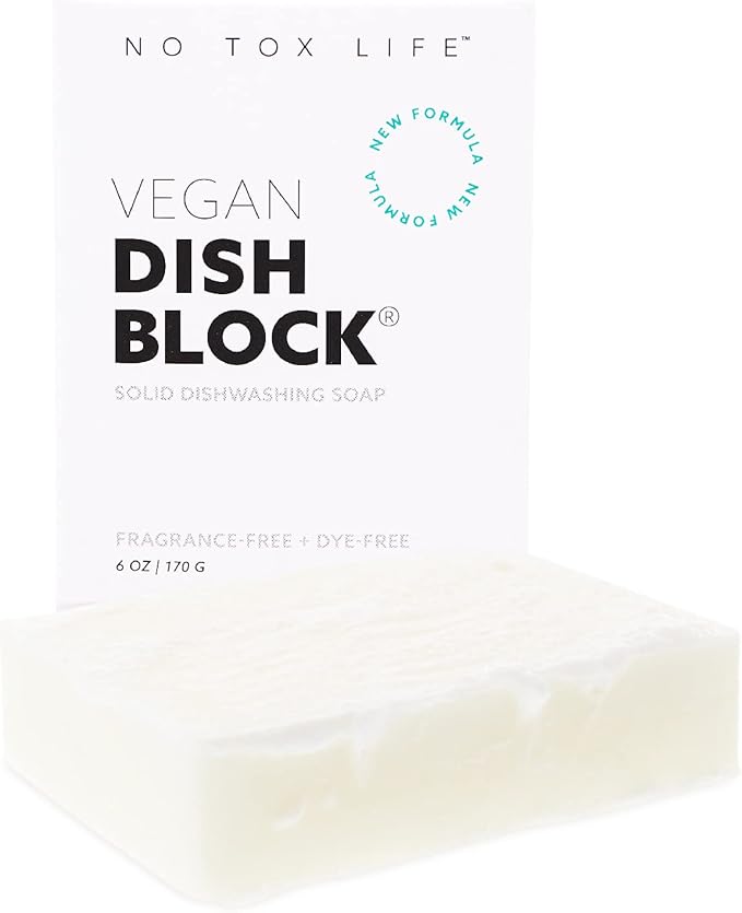 No Tox Life DISH BLOCK solid dish soap bar zero waste