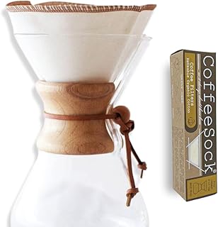 CoffeeSock organic cotton reusable coffee filter